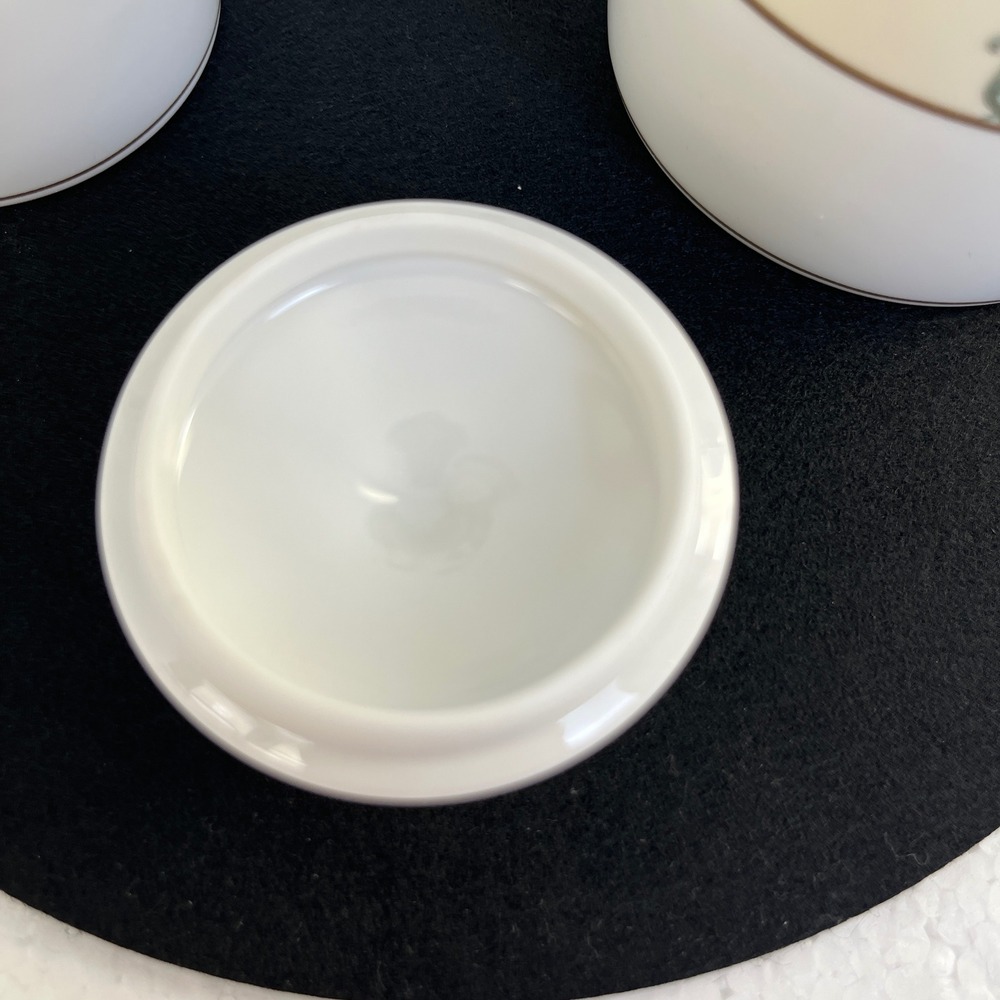 Vtg‎ Christian Dior Trianon Creamer & Sugar Bowl Set La Collection Gold Trim - Picture 8 of 11